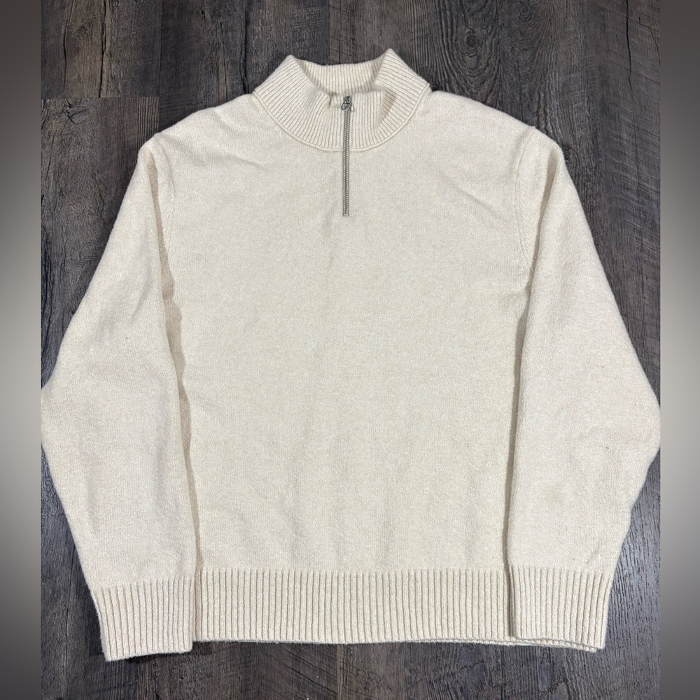 Lululemon 1/4 Zip Knit Mens Sweater